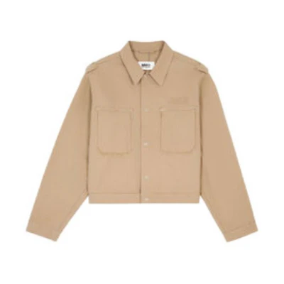 Maison Margiela Layered Beige Long-Sleeve Sweatshirt S30GU0146S25511105