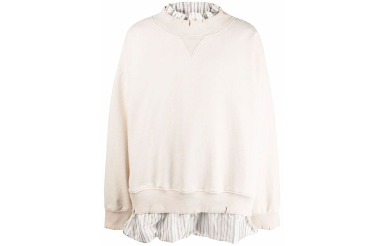 Maison Margiela Layered Denim Blazer Patchwork Single-Breasted Jacket Black Men’s S62BN0084S47848900