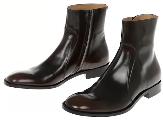 Maison Margiela Leather Ankle Boot 'Brown Zip' S37WU0415P3716H1085 Lookbook Maison Margiela Leather Ankle Boot 'Brown Zip' S37WU0415P3716H1085