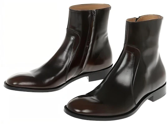 Maison Margiela 棕色皮拉链短靴 S37WU0415P3716H1085 Lookbook Maison Margiela 棕色皮拉链短靴 S37WU0415P3716H1085