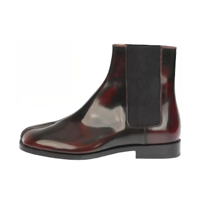 Maison Margiela Leather Chelsea Boot 'Burgundy'