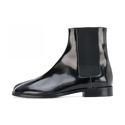 Maison Margiela Leather Chelsea Boots 'Black Fashion'