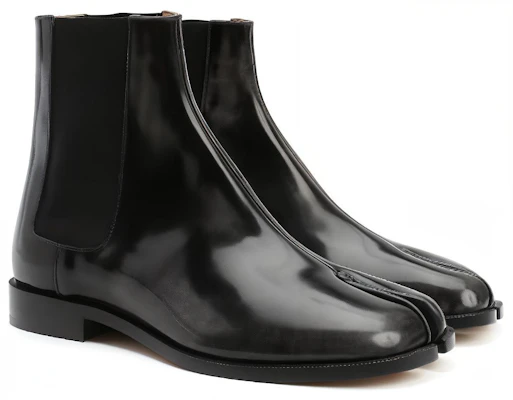 Maison Margiela 皮革時尚切爾西靴 黑色 Lookbook Maison Margiela 皮革時尚切爾西靴 黑色