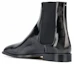 Shop Maison Margiela 皮革時尚切爾西靴 黑色