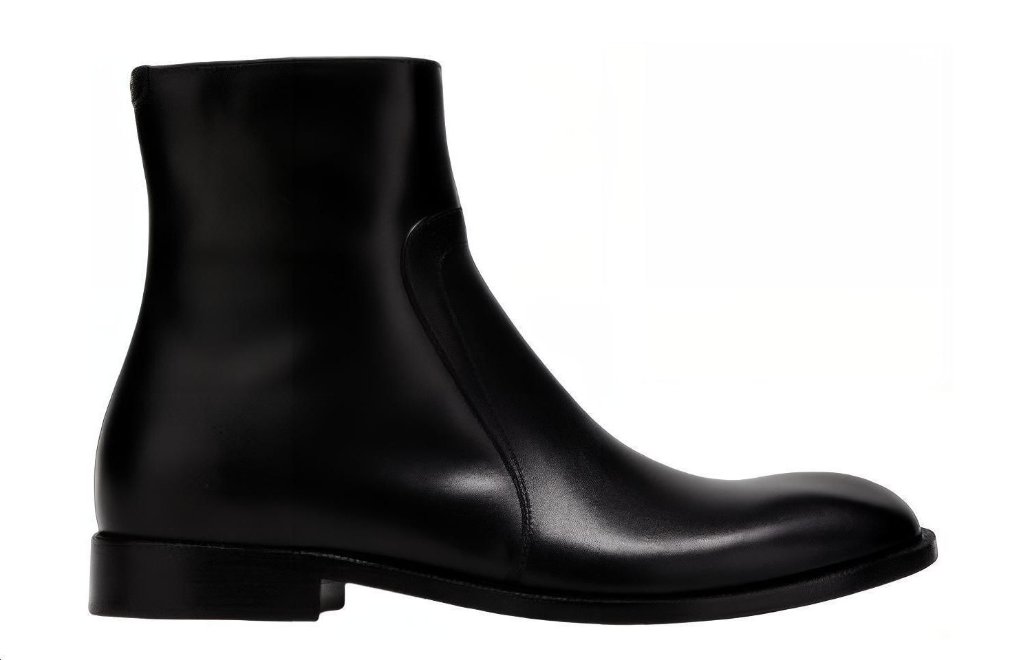 Order メゾン マルジェラ レザーチャンキーヒールアンクルブーツ (黒) S37WU0415P4743T8013