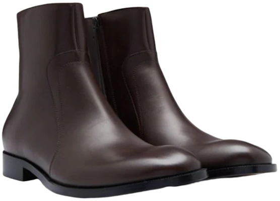 Maison Margiela Leren Chunky-Hak Enkellaarzen ''Bruin'' S37WU0415P4743T2185 Lookbook Maison Margiela Leren Chunky-Hak Enkellaarzen ''Bruin'' S37WU0415P4743T2185