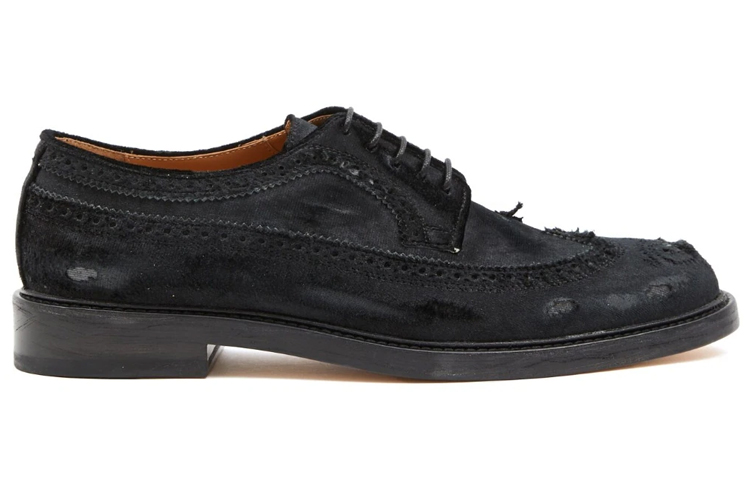 Order Maison Margiela Leather Distressed Sneakers 'Black' S57WQ0184P5394T8013