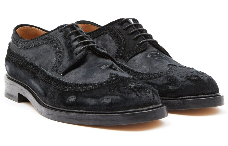 Lookbook Maison Margiela Leather Distressed Sneakers 'Black' S57WQ0184P5394T8013