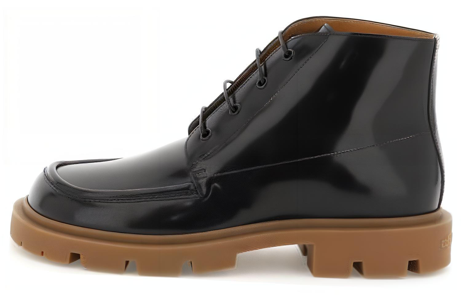 Maison Margiela Leather Lace-Up Boot 'Black' S57WU0250P3744H9417
