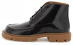 Buy Maison Margiela Leder Schnürstiefel ''Schwarz'' S57WU0250P3744H9417