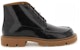 But Kasut Kulit Maison Margiela 'Hitam' Lace-Up S57WU0250P3744H9417