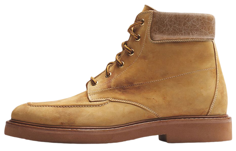 Maison Margiela Leather Lace-Up Boots 'Brown' S57WU0263P5338H8778