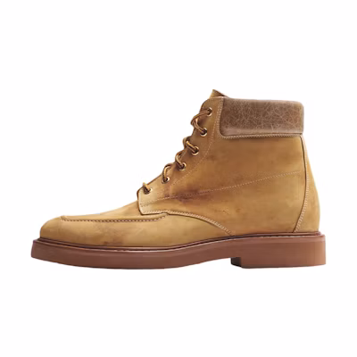 Maison Margiela Leather Lace-Up Boots 'Brown'