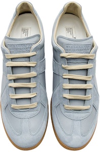 Maison Margiela梅森瑪吉拉 皮革 繫帶 時尚板鞋 男款 淺藍色 Purchase Maison Margiela梅森瑪吉拉 皮革 繫帶 時尚板鞋 男款 淺藍色