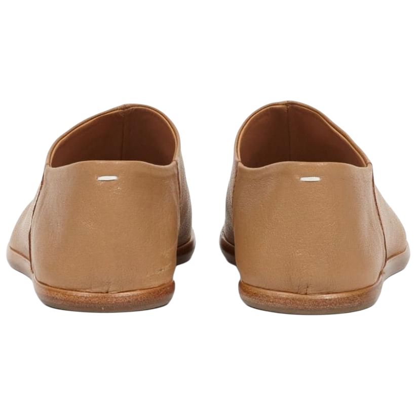 Shop Mocassini in Pelle Maison Margiela ''Marrone'' S57WR0051PR058T2172