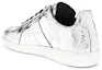 Purchase Maison Margiela Leren Low-Top ''Metallic Zilver'' S57WS0236P5016T9002
