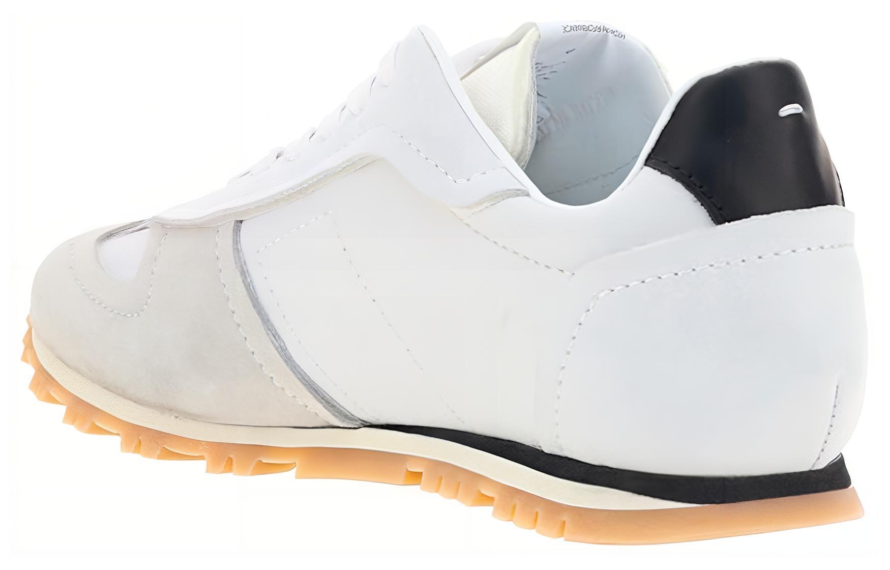 Purchase メゾンマルジェラ レザーロートップスニーカー 'ホワイト' S57WS0373P3976H8564 S57WS0373P3976H8564