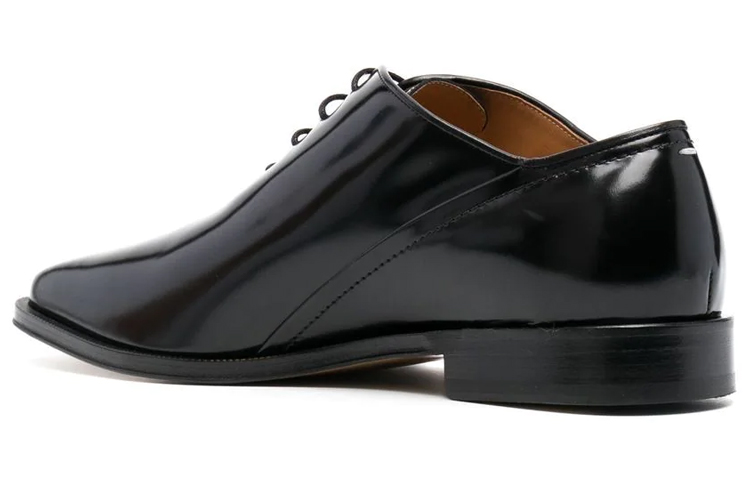 Maison Margiela Leather Oxford 'Black Almond Toe' 圖 3