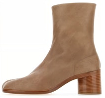 Maison Margiela Leather Round-Toe Block-Heel Ankle Boot 'Brown' S57WU0132PR058T2172 Maison Margiela Leather Round-Toe Block-Heel Ankle Boot 'Brown' S57WU0132PR058T2172