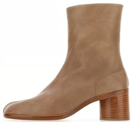 Maison Margiela Leather Round-Toe Block-Heel Ankle Boot 'Brown' S57WU0132PR058T2172 Buy Maison Margiela Leather Round-Toe Block-Heel Ankle Boot 'Brown' S57WU0132PR058T2172