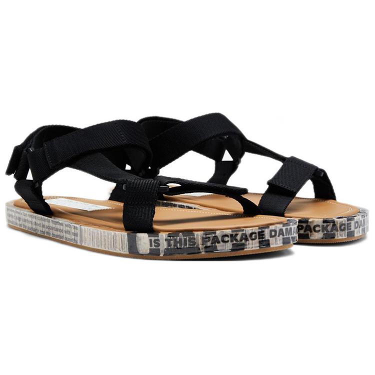 Lookbook Maison Margiela 綁帶皮革涼鞋 黑色