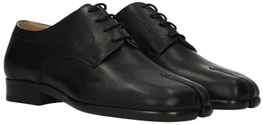 Maison Margiela Leather Sneaker 'Black Lace-Up Casual' S37WQ0319P2696T8013 Order Maison Margiela Leather Sneaker 'Black Lace-Up Casual' S37WQ0319P2696T8013