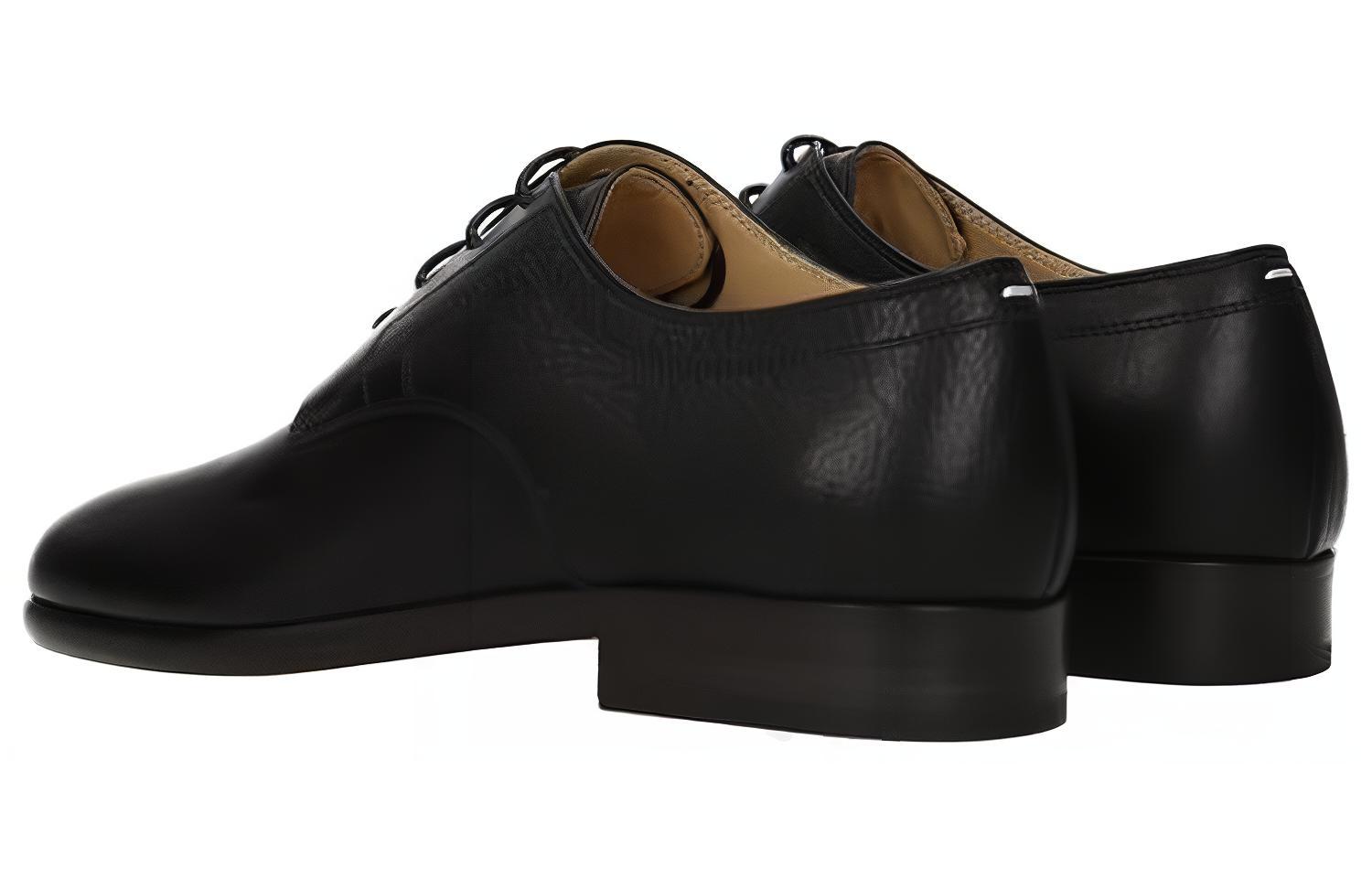 Lookbook Maison Margiela Leather Sneaker 'Black Lace-Up Casual' S37WQ0319P2696T8013