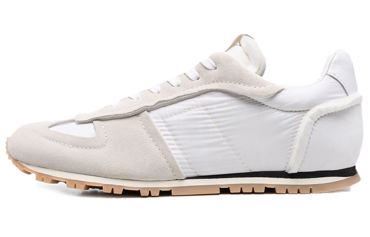 Buy Maison Margiela 皮革休閒鞋 白灰色