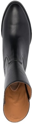 Maison Margiela 黑色皮革足袋短靴 S57WW0032P5122T8013 Shop Maison Margiela 黑色皮革足袋短靴 S57WW0032P5122T8013