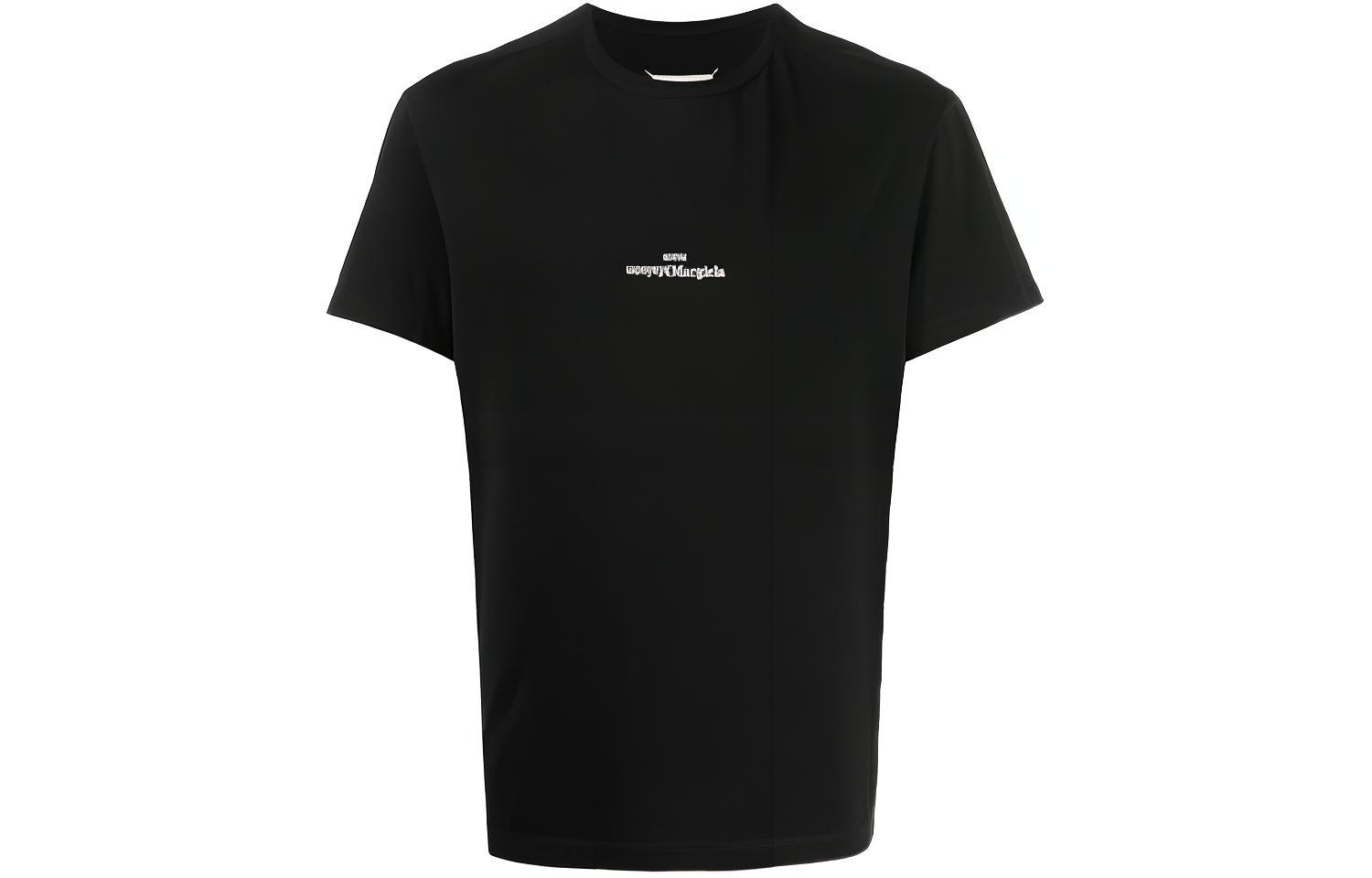 Maison Margiela Logo Graphic Print Crewneck Short Sleeve T-Shirt S30GC0701S22816