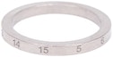 Order Maison Margiela 标志纤细925银戒指 情侣款 金/银 男女通用. SI8UQ0002SV0129
