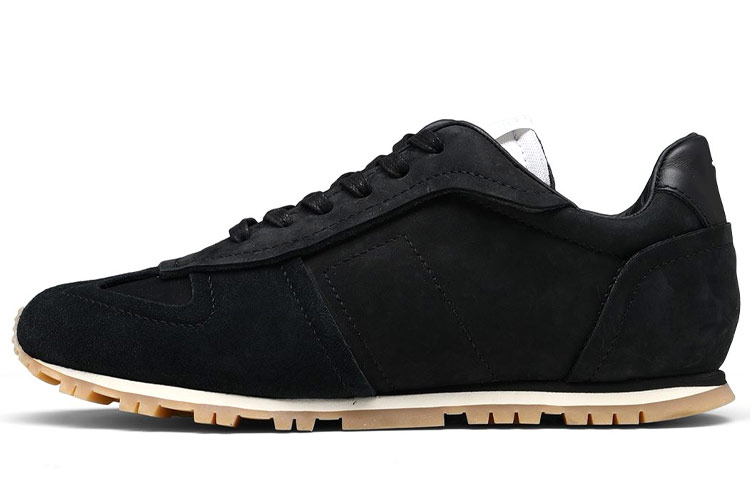 Maison Margiela Low 'Black Leather'