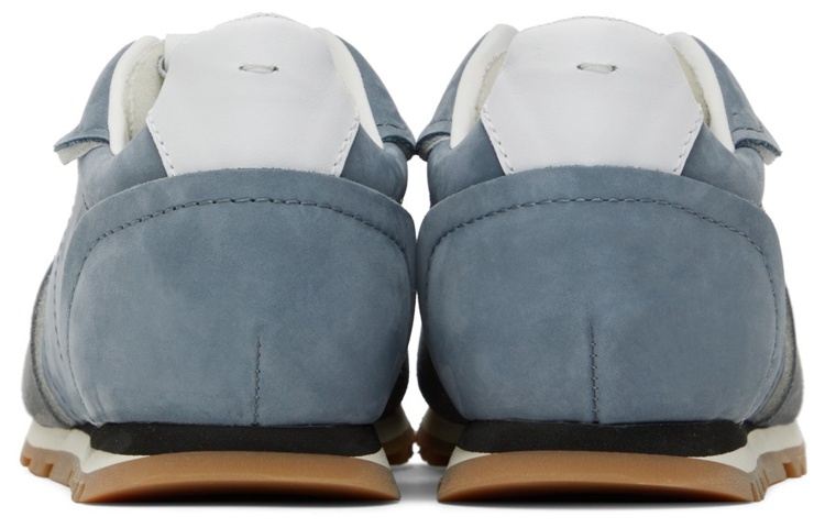 Shop Maison Margiela梅森馬吉拉 系帶 防滑 低幫 運動休閒鞋 藍黑