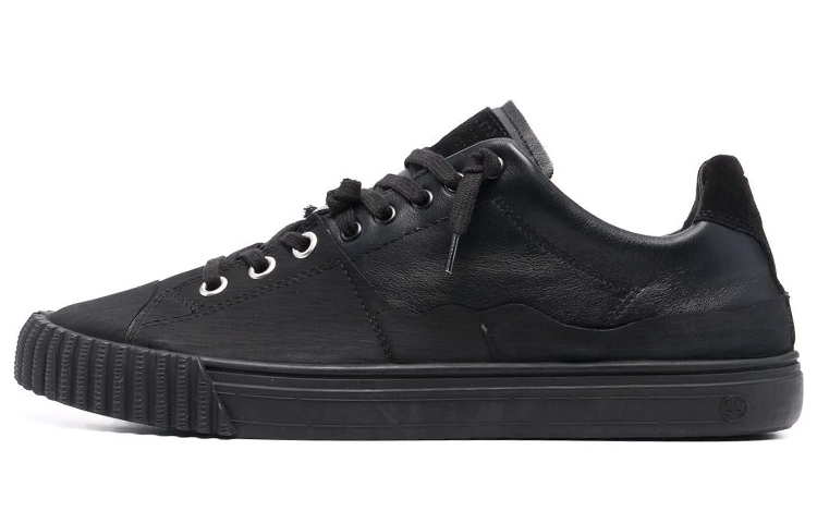 Maison Margiela Low Top Lace-Up 'Black Leather' S97WS0055P4366T8013