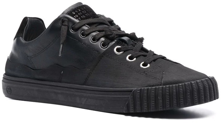 Maison Margiela 低帮系带鞋'黑色皮革' S97WS0055P4366T8013 Order Maison Margiela 低帮系带鞋'黑色皮革' S97WS0055P4366T8013