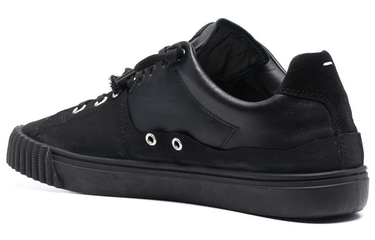 Lookbook Maison Margiela 低帮系带鞋'黑色皮革' S97WS0055P4366T8013