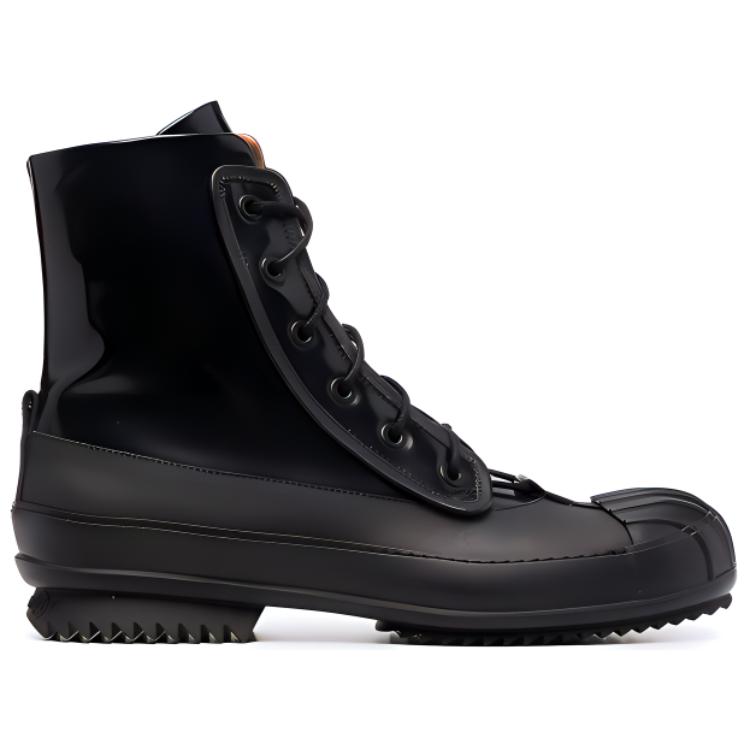 Order 메종 마르지엘라 블랙 가죽 앵클 부츠 S57WS0241P4338H8588