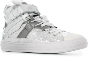 Maison Margiela 银色金属高帮运动鞋 S37WS079P2833Silver Buy Maison Margiela 银色金属高帮运动鞋 S37WS079P2833Silver