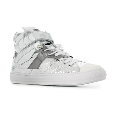 Maison Margiela Metallic Hi-Top 'Silver'