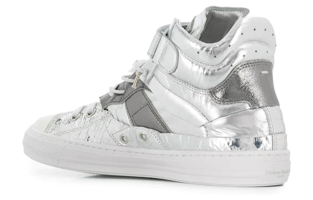 Maison Margiela Metallic Hi-Top 'Silver' 圖 3