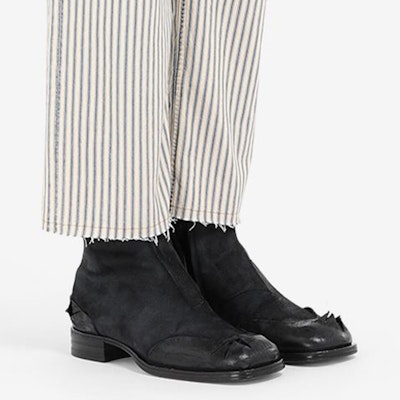 Boot Ankle Terinspirasi Militer Maison Margiela 'Hitam' S57WU0226P4016T8013 Purchase Boot Ankle Terinspirasi Militer Maison Margiela 'Hitam' S57WU0226P4016T8013