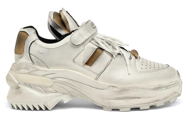 Order Maison Margiela 復古適配 低筒運動鞋 白色老化處理