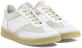 Maison Margiela MM6 Panelled Lace-Up Sneaker 'White Birch' Putih S59WS0193-P0673-H1744 Lookbook Maison Margiela MM6 Panelled Lace-Up Sneaker 'White Birch' Putih S59WS0193-P0673-H1744