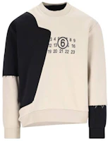 Maison Margiela Multicolor Number Print Crewneck Sweatshirt Beige Mens S62GU0117S25596-965 Maison Margiela Multicolor Number Print Crewneck Sweatshirt Beige Mens S62GU0117S25596-965