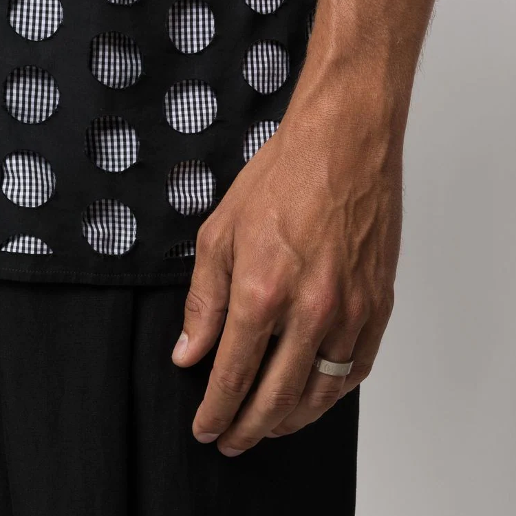 Lookbook Maison Margiela 男士数字标志925纯银戒指 SI8UQ0003SV0129951