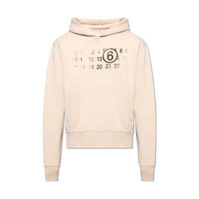 Maison Margiela Numeric Print Sweatshirt Unisex White S51GU0118S25540
