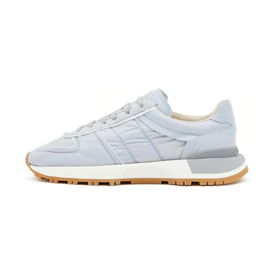 Maison Margiela Nylon and Leather Sneaker Low 'Light Blue'