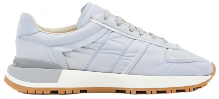 Maison Margiela Nylon dan Kulit Sneaker Low 'Biru Muda' S37WS0575P4341T6172 Order Maison Margiela Nylon dan Kulit Sneaker Low 'Biru Muda' S37WS0575P4341T6172