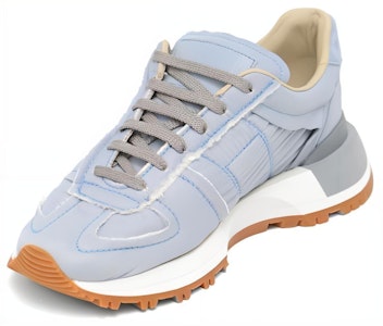Maison Margiela Sneaker Rendah Nilon & Kulit 'Light Blue' S37WS0575P4341T6172 Lookbook Maison Margiela Sneaker Rendah Nilon & Kulit 'Light Blue' S37WS0575P4341T6172