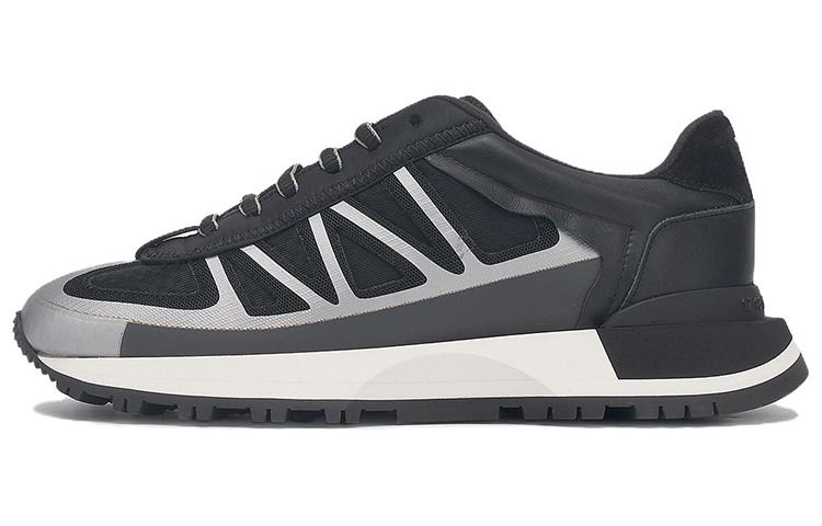 Maison Margiela Nylon Mesh Leather Low-Top 'Black' S57WS0444P5064H9407